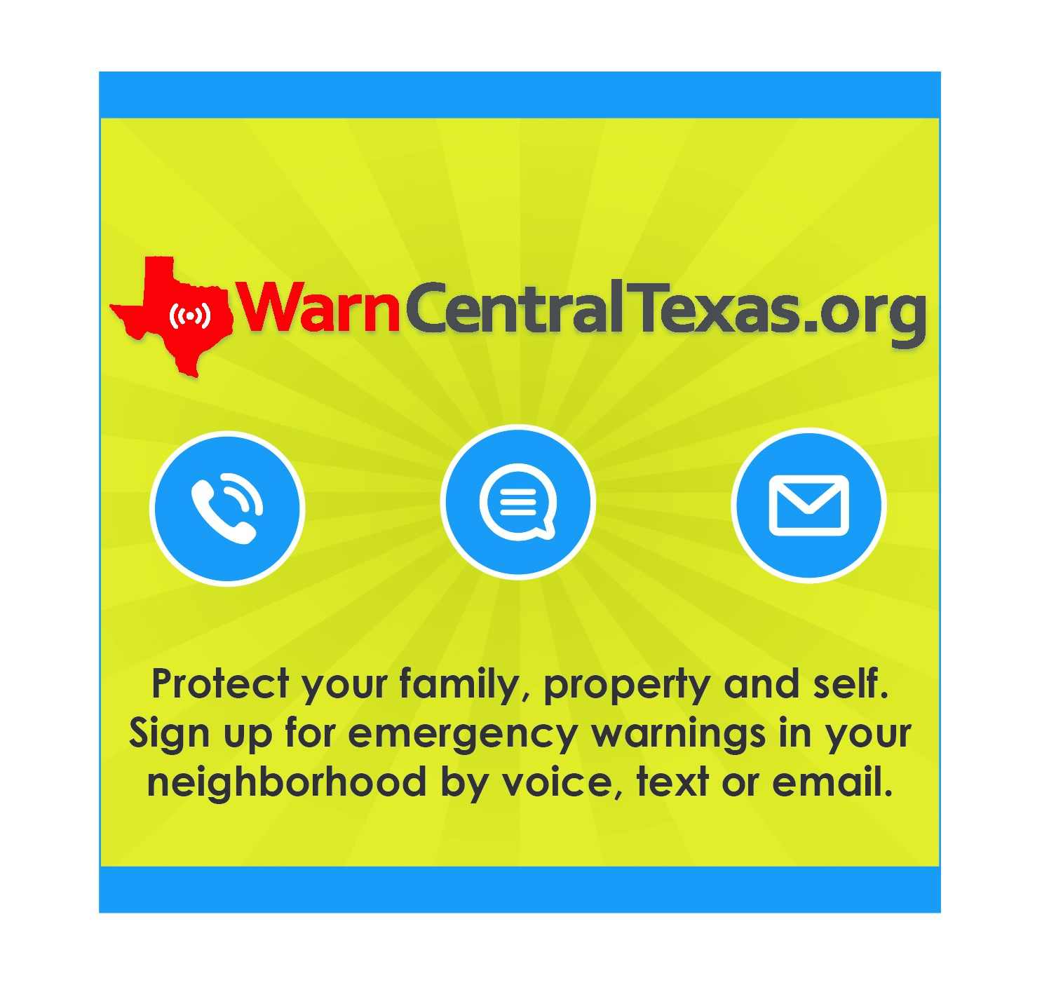 Warn Central Texas Capital Area Council of Governments