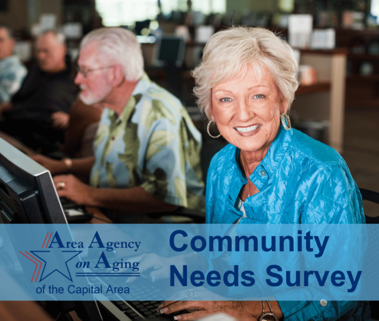 Area Agency on Aging Community needs survey graphic for 2024-26 Area Plan