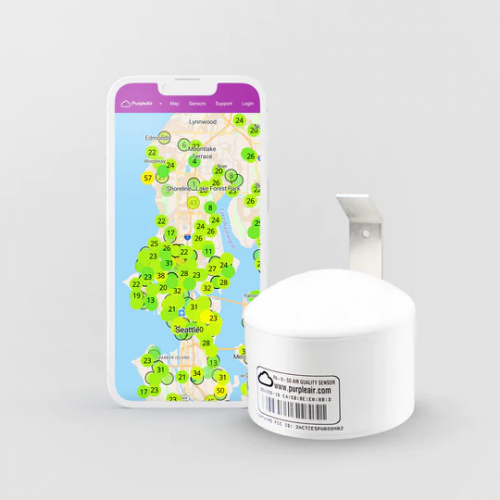 Air Quality Particulate Matter Sensor and app that reads the data. posted December 16, 2022