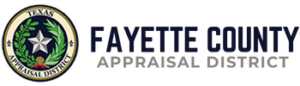 A logo that reads "Fayette County Appraisal District"